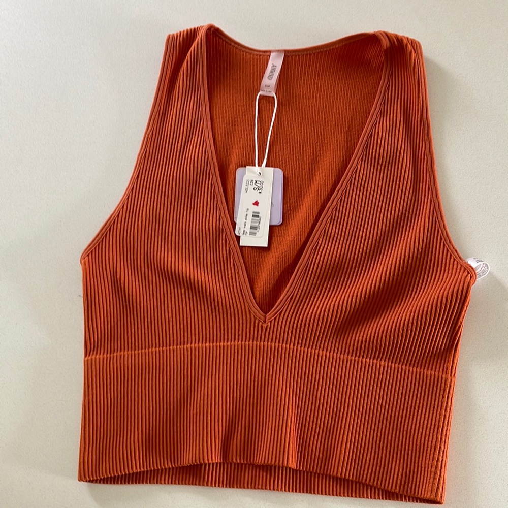 Ribbed crop top